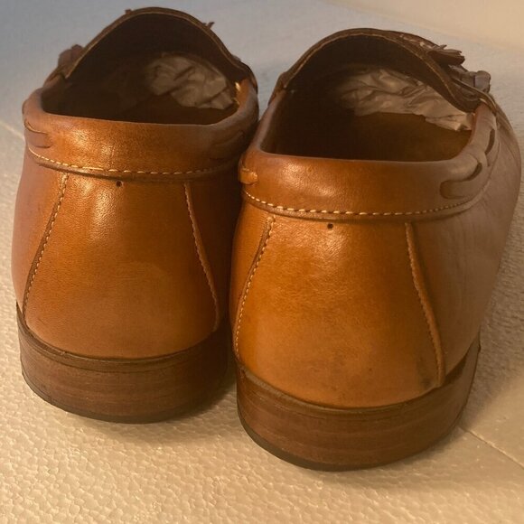 Dexter SZ 13 Vintage Brown  Leather Loafers Tassel Classic Wardrobe Essential - Picture 6 of 9
